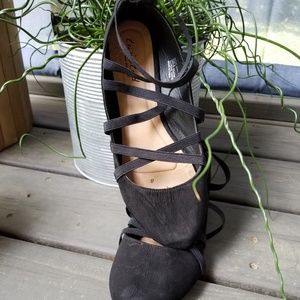 Cute ballet elastic Strappy Flats